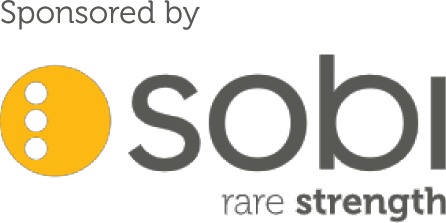 Logo: Sponsored by Sobi. Rare strength.